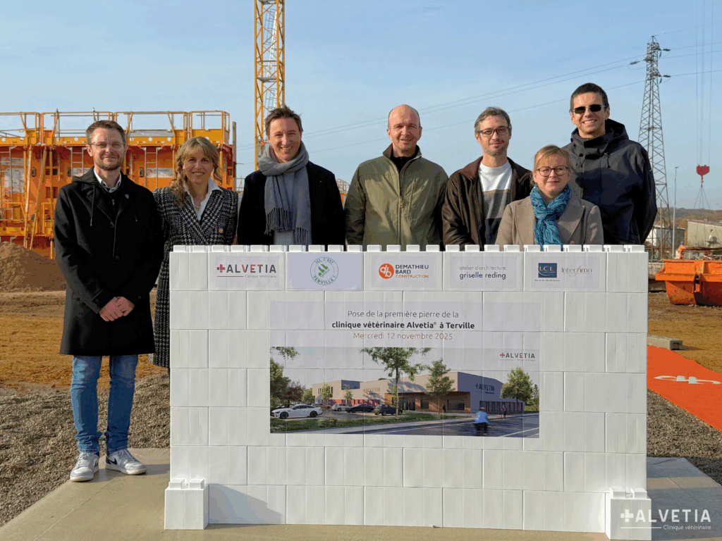 L'équipe de la clinique vétérinaire Alvetia